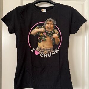 Goonies “I 🩷 Chunk” Baby Tee